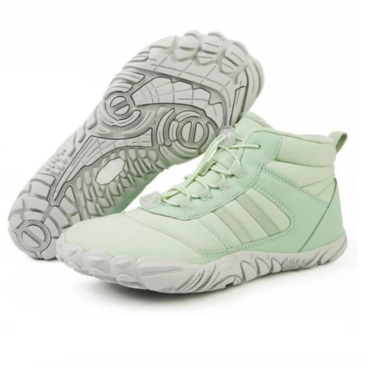 Zapato de Invierno Barefoot Polar Antideslizante y Resistente al Agua - Verde (Unisex)