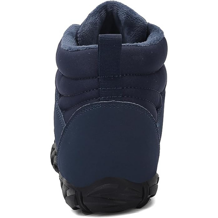 Zapato de Invierno Barefoot Polar Antideslizante y Resistente al Agua - Azul Marino (Unisex)