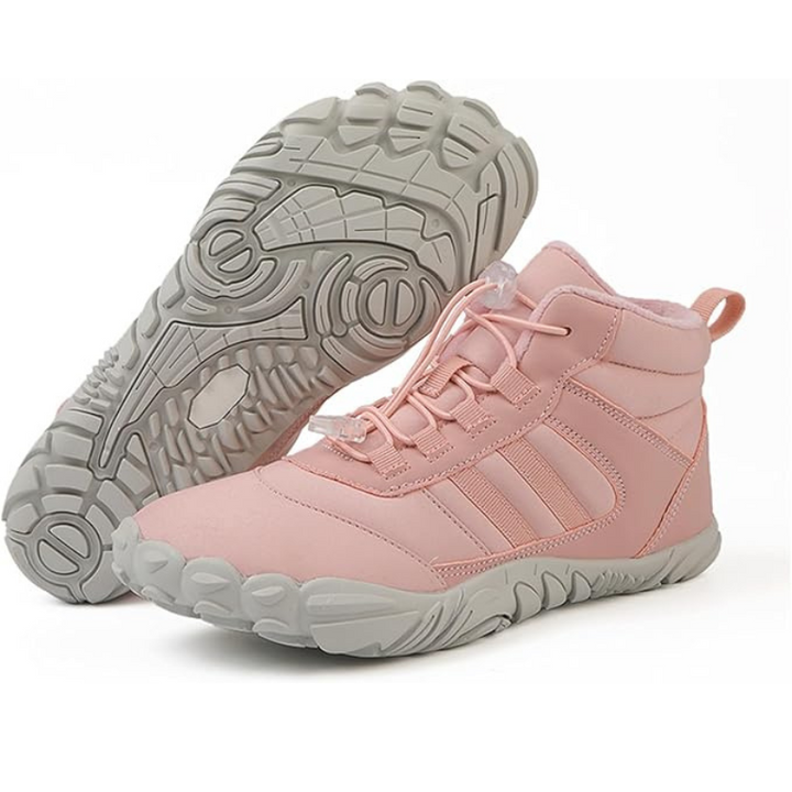 Zapato de Invierno Barefoot Polar Antideslizante y Resistente al Agua - Rosa (Unisex)