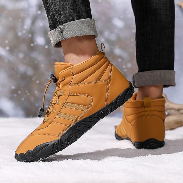 Zapato Barefoot de Invierno Polar Antideslizante y Resistente al Agua - Marrón (Unisex)