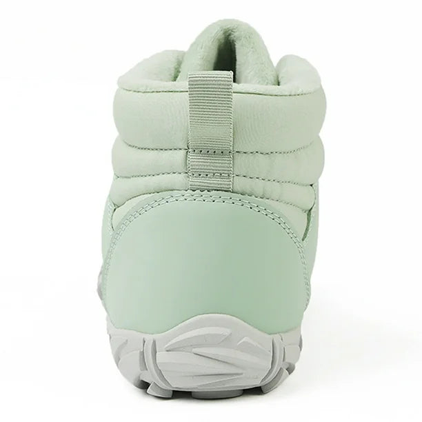 Zapato de Invierno Barefoot Polar Antideslizante y Resistente al Agua - Verde (Unisex)