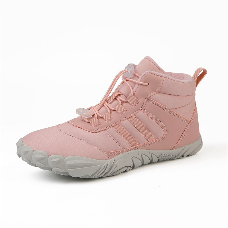 Zapato de Invierno Barefoot Polar Antideslizante y Resistente al Agua - Rosa (Unisex)