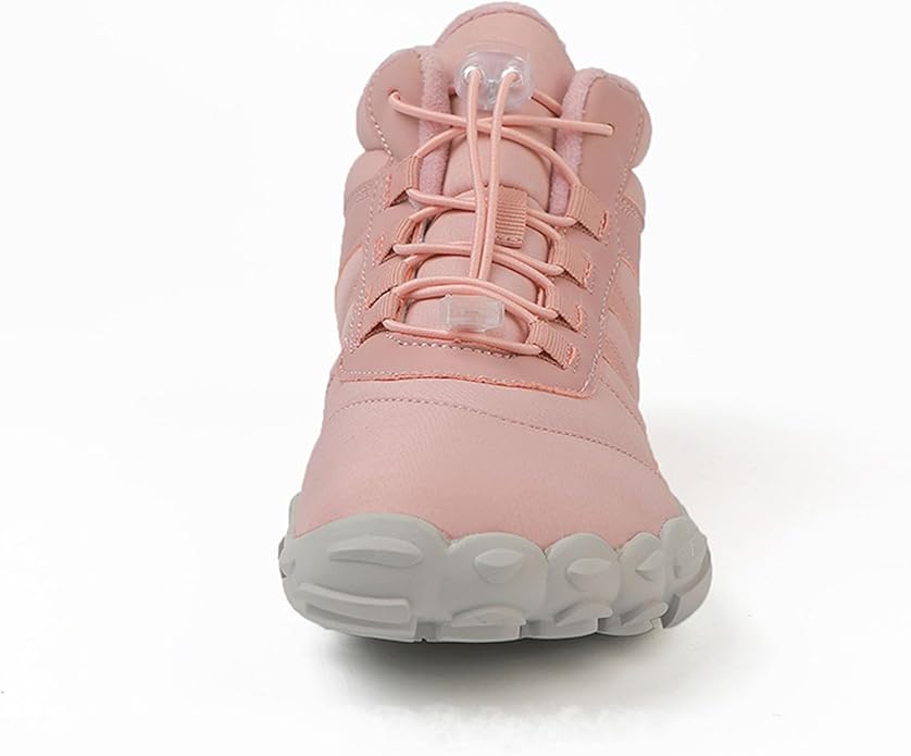 Zapato de Invierno Barefoot Polar Antideslizante y Resistente al Agua - Rosa (Unisex)